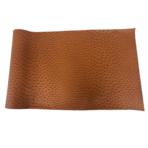 Saratoga Ostrich Faux Leather Vinyl Fabric - Prismatic Fiber Arts