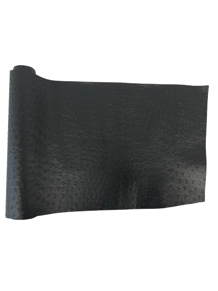 Saratoga Ostrich Faux Leather Vinyl Fabric - Prismatic Fiber Arts