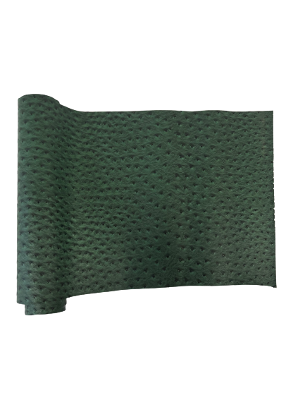 Saratoga Ostrich Faux Leather Vinyl Fabric - Prismatic Fiber Arts