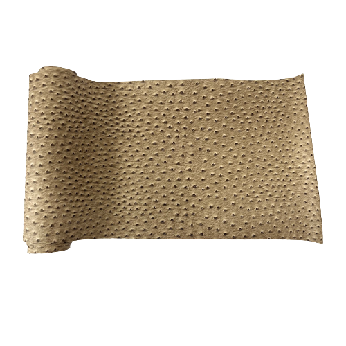 Saratoga Ostrich Faux Leather Vinyl Fabric - Prismatic Fiber Arts