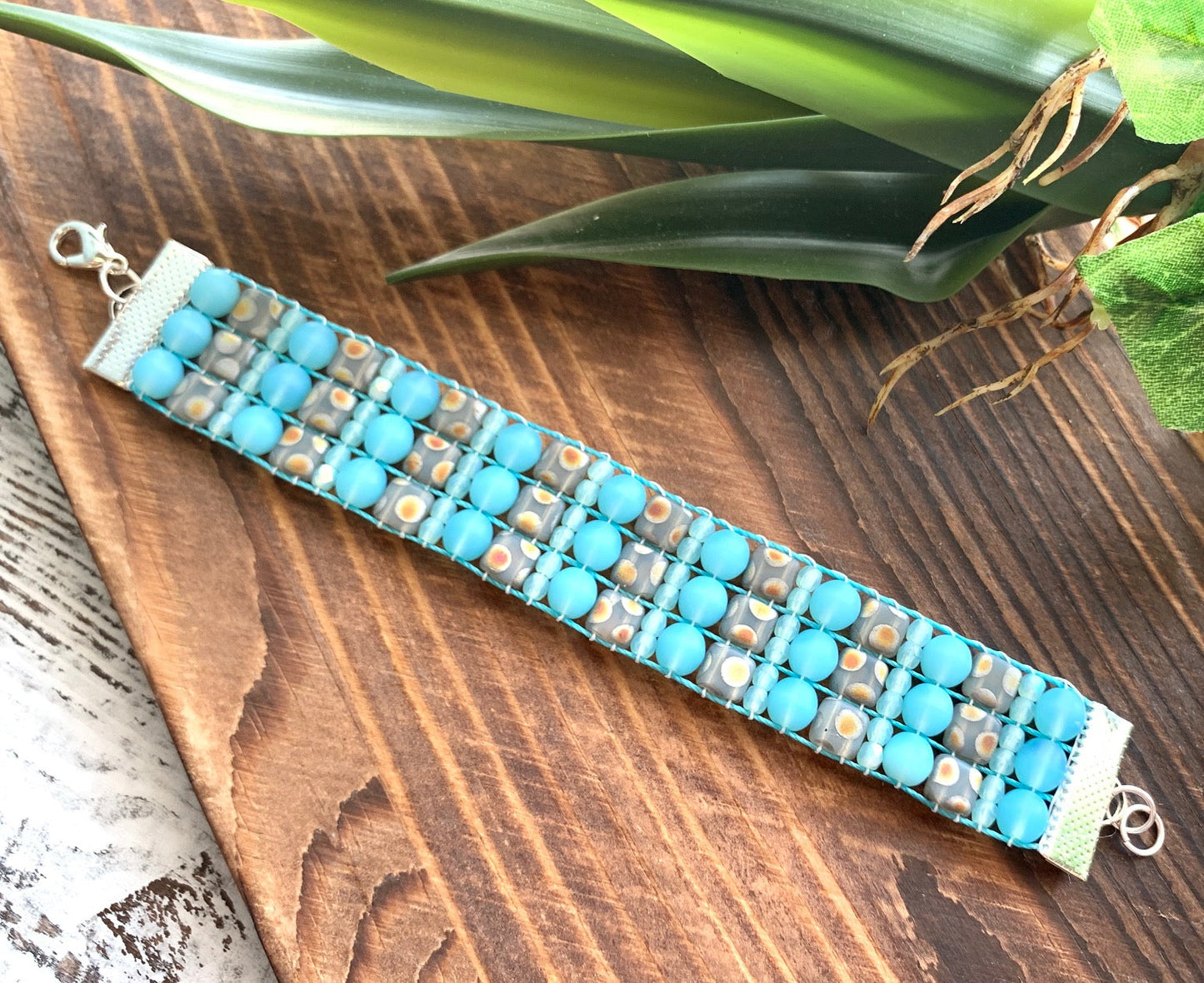 Jewel Loom Wood Bead Loom Weaving Loom Kit Small Sun Weaver 5" x 9.75" - Prismatic Fiber Arts