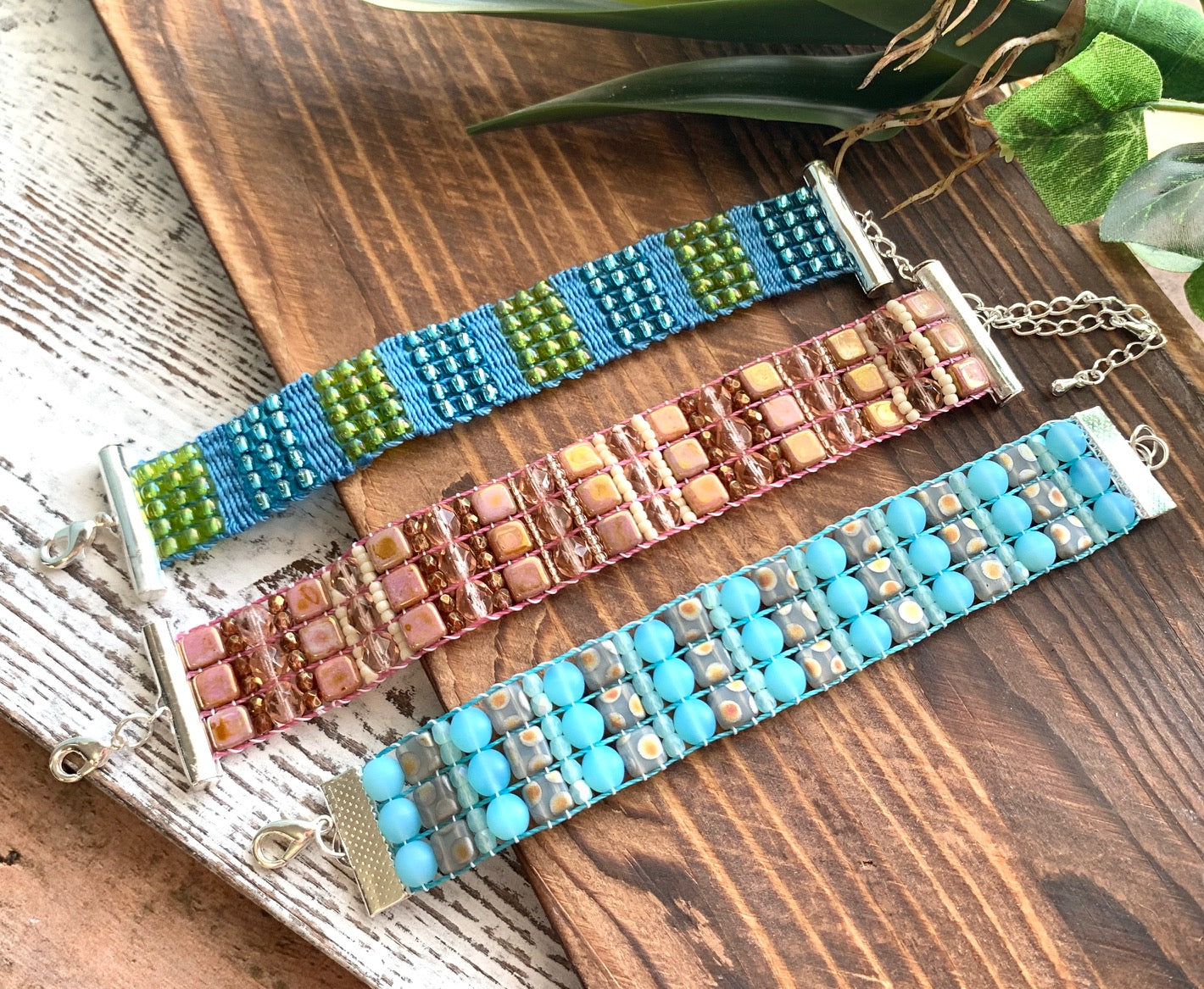 Jewel Loom Wood Bead Loom Weaving Loom Kit Small Sun Weaver 5" x 9.75" - Prismatic Fiber Arts