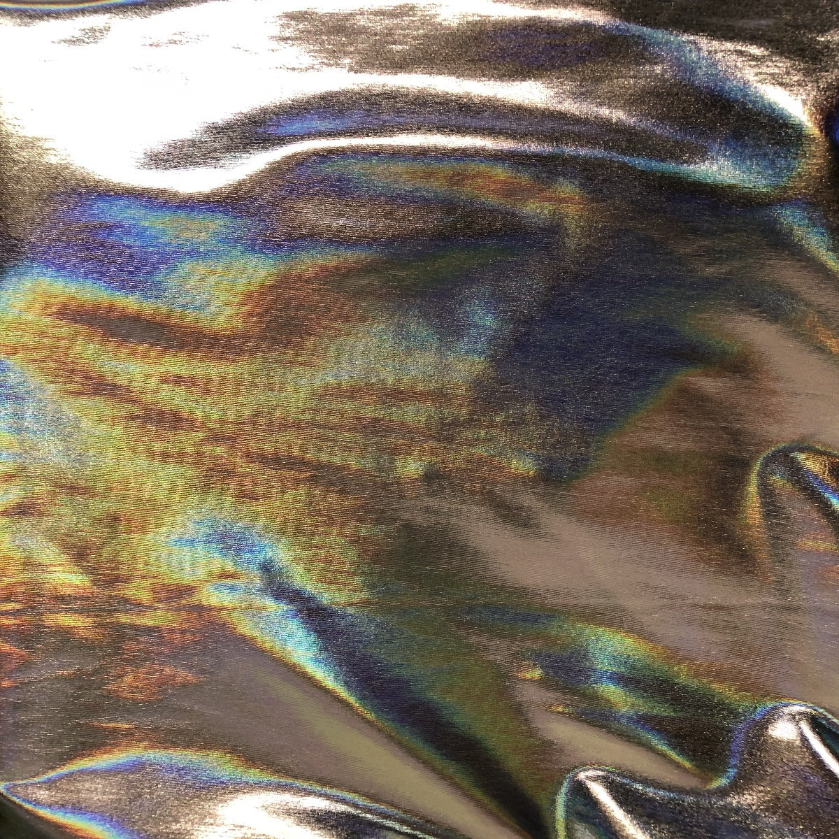 Metallic Iridescent Foil Spandex Fabric - Prismatic Fiber Arts