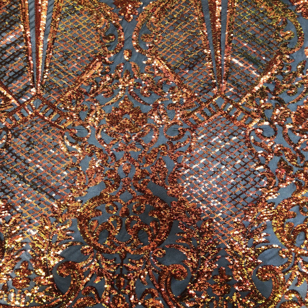 Chantal Deluxe Stretch Sequins Fabric - Prismatic Fiber Arts