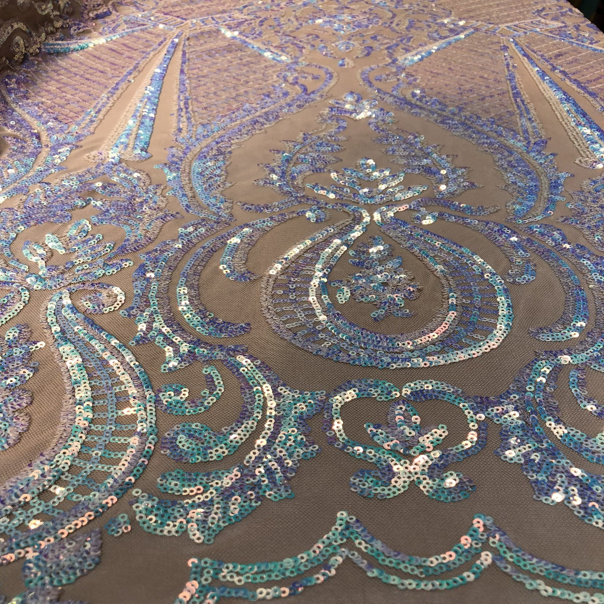 Chantal Deluxe Stretch Sequins Fabric - Prismatic Fiber Arts