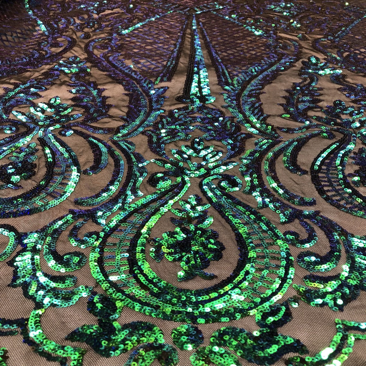 Chantal Deluxe Stretch Sequins Fabric - Prismatic Fiber Arts