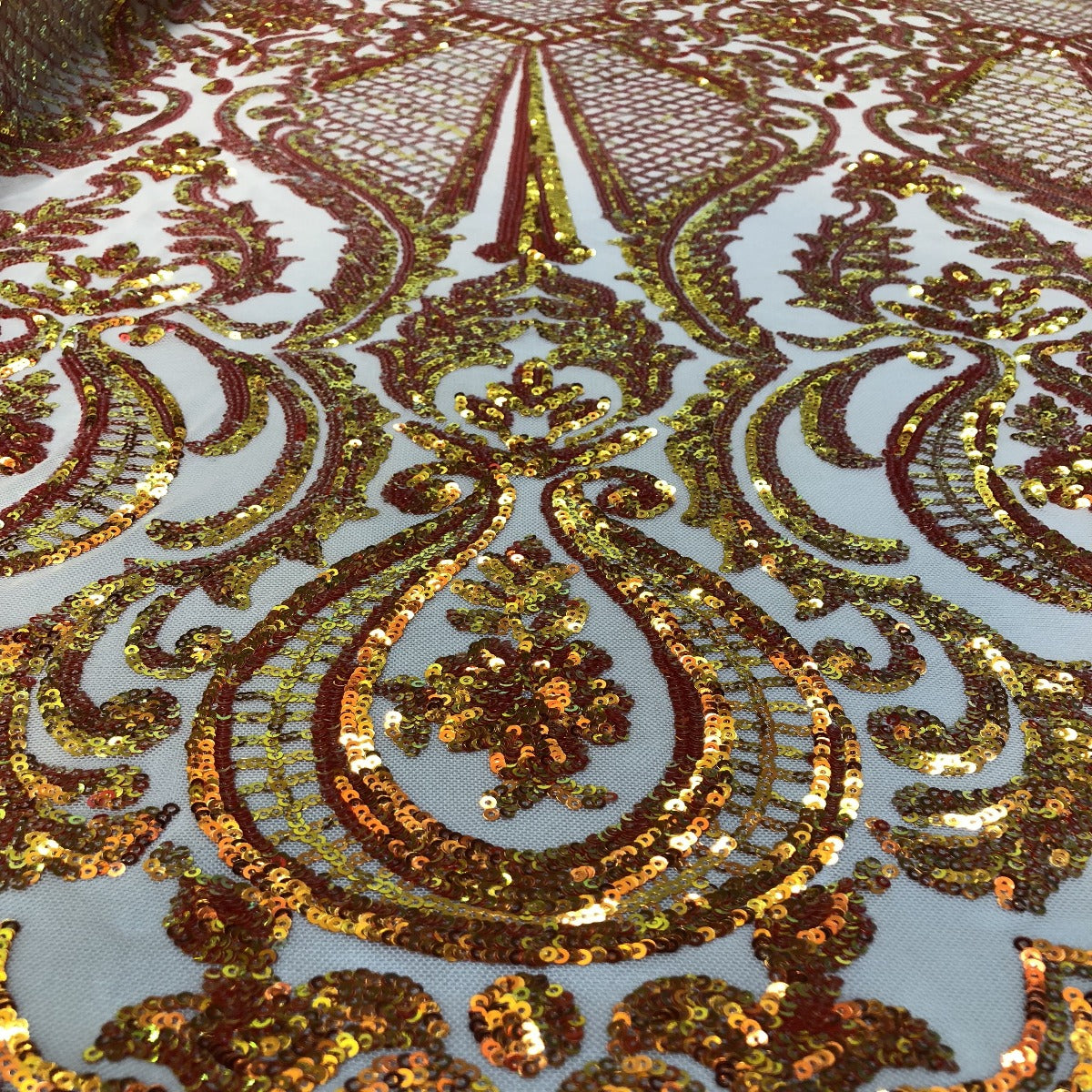 Chantal Deluxe Stretch Sequins Fabric - Prismatic Fiber Arts