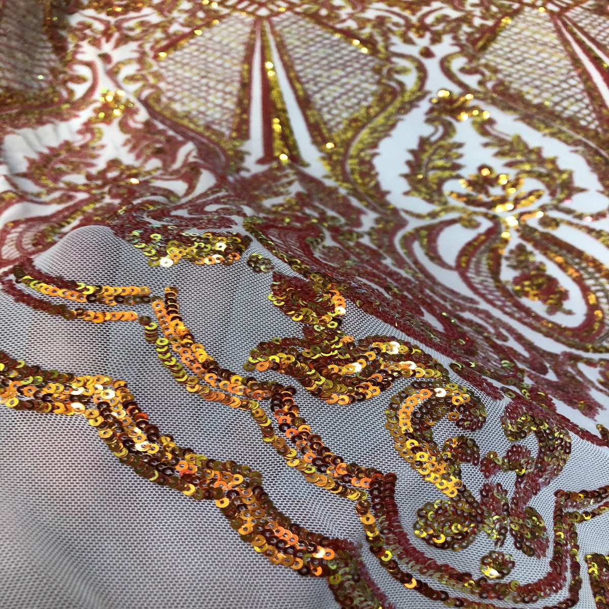 Chantal Deluxe Stretch Sequins Fabric - Prismatic Fiber Arts