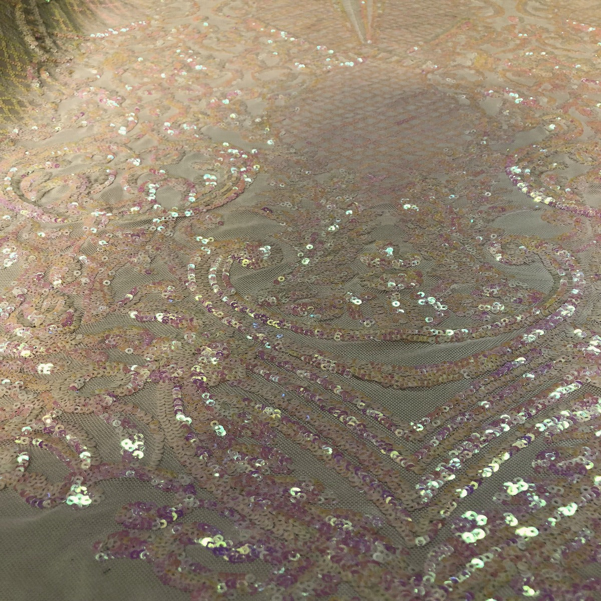 Chantal Deluxe Stretch Sequins Fabric - Prismatic Fiber Arts