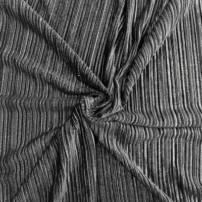 Metallic Pleated Stretch Velvet Fabric - Prismatic Fiber Arts