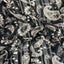 Paisley Print Metallic Stripe Chiffon Fabric - Prismatic Fiber Arts