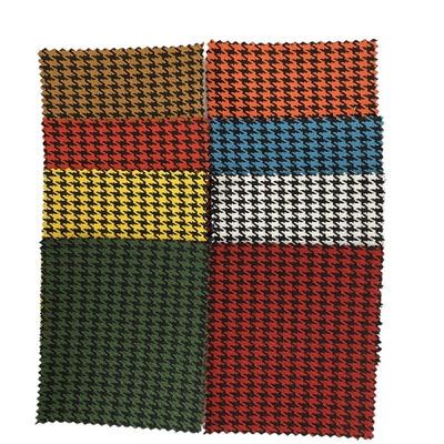 Acrylic Houndstooth Fabric - Prismatic Fiber Arts