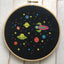 Outer Space Aliens Spaceship Counted Cross Stitch DIY KIT Beginner - Prismatic Fiber Arts