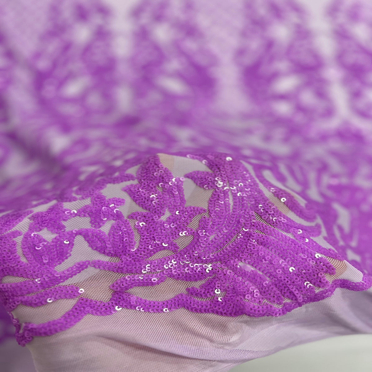 Luna Stretch Sequins Fabric - Prismatic Fiber Arts
