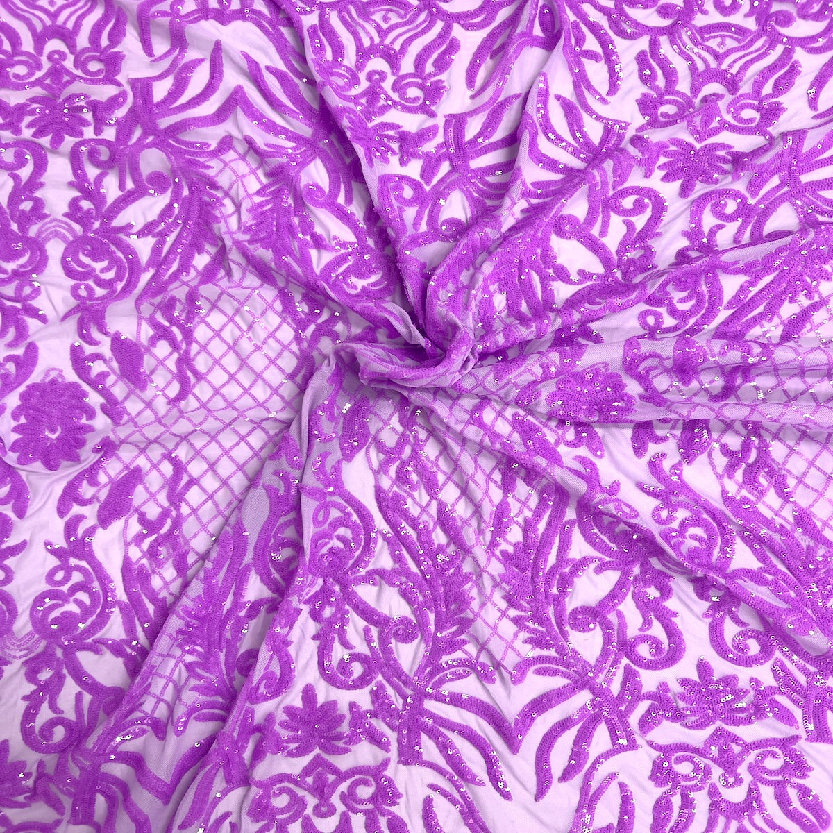 Luna Stretch Sequins Fabric - Prismatic Fiber Arts