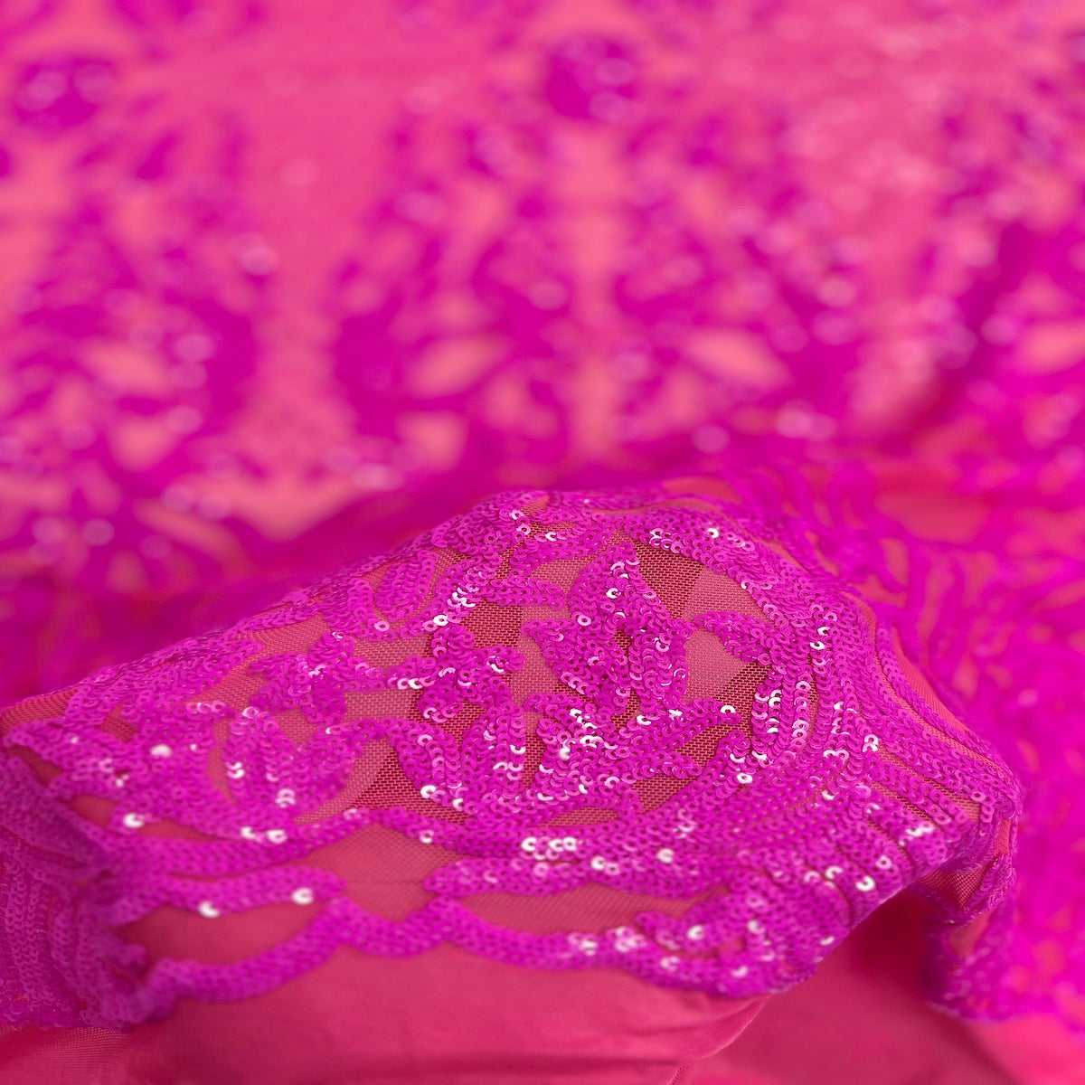 Luna Stretch Sequins Fabric - Prismatic Fiber Arts