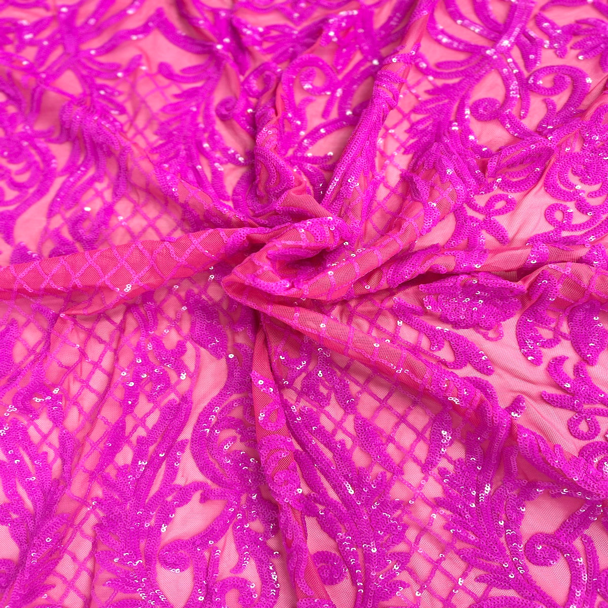 Luna Stretch Sequins Fabric - Prismatic Fiber Arts