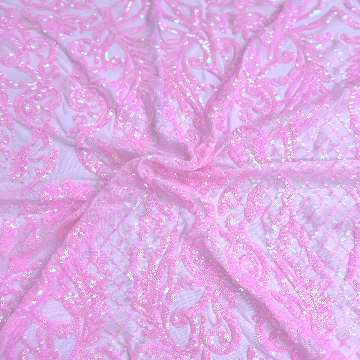 Luna Stretch Sequins Fabric - Prismatic Fiber Arts