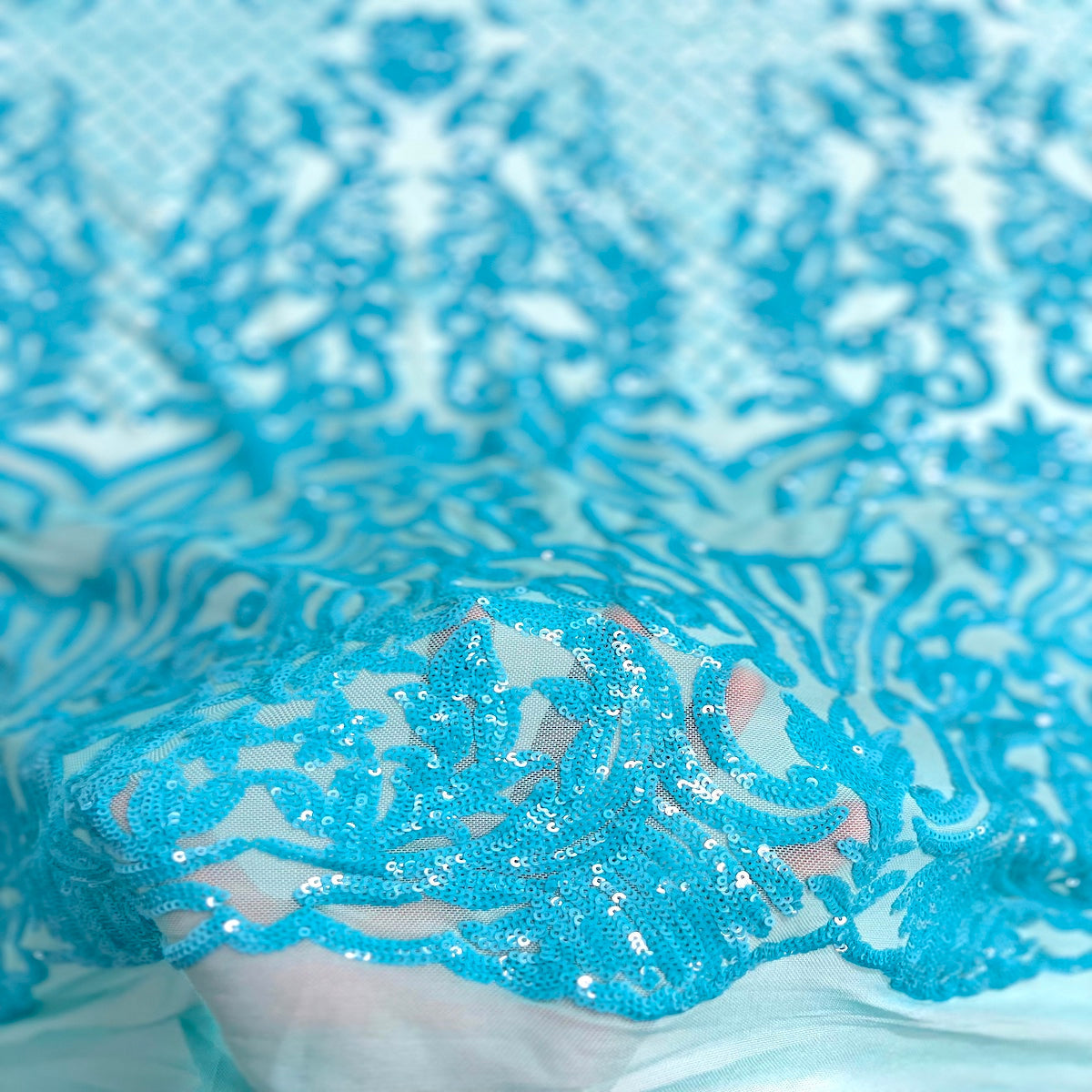 Luna Stretch Sequins Fabric - Prismatic Fiber Arts