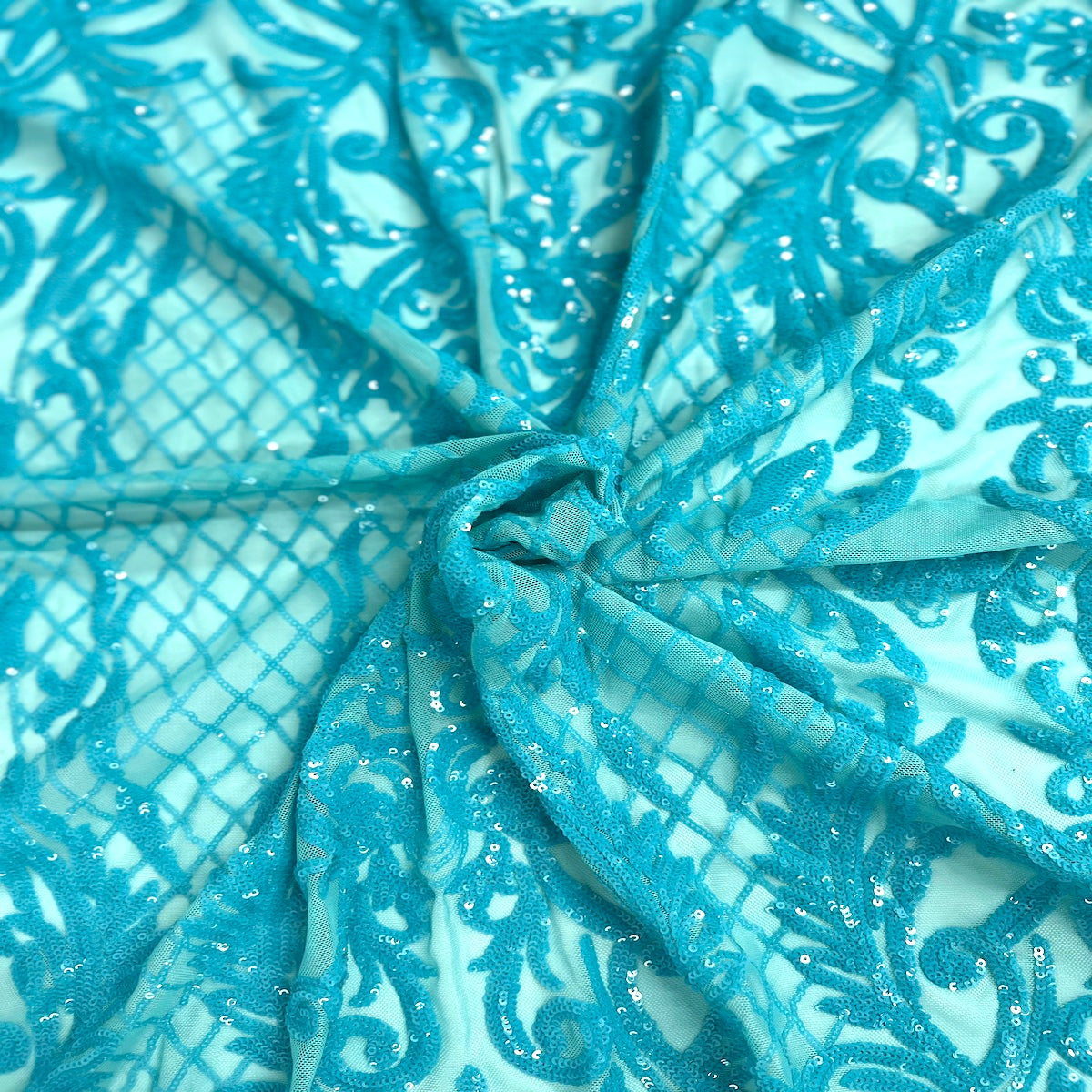Luna Stretch Sequins Fabric - Prismatic Fiber Arts