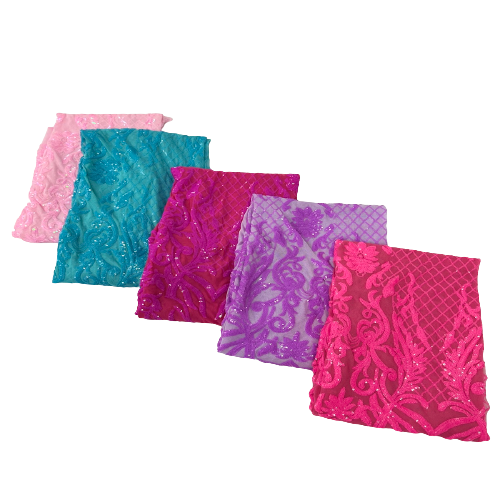 Luna Stretch Sequins Fabric - Prismatic Fiber Arts