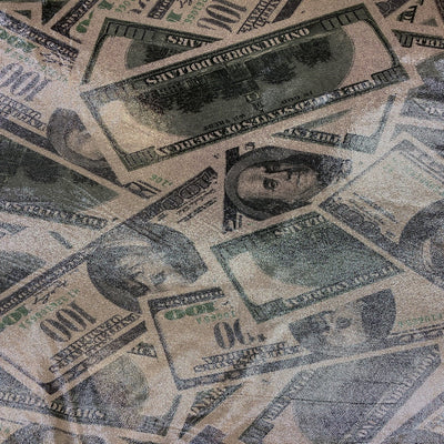 Hologram Mystique Money Print Spandex Fabric - Prismatic Fiber Arts