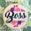 Boss Counted Cross Stitch DIY KIT - Prismatic Fiber Arts