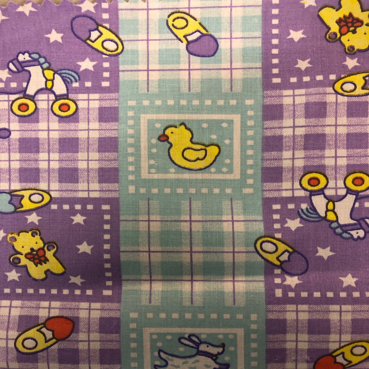 Rubber Ducky Print Poly Cotton Fabric - Prismatic Fiber Arts