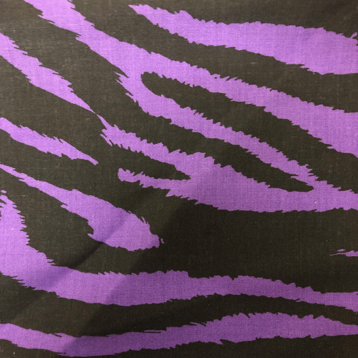 Zebra Print Poly Cotton Fabric
