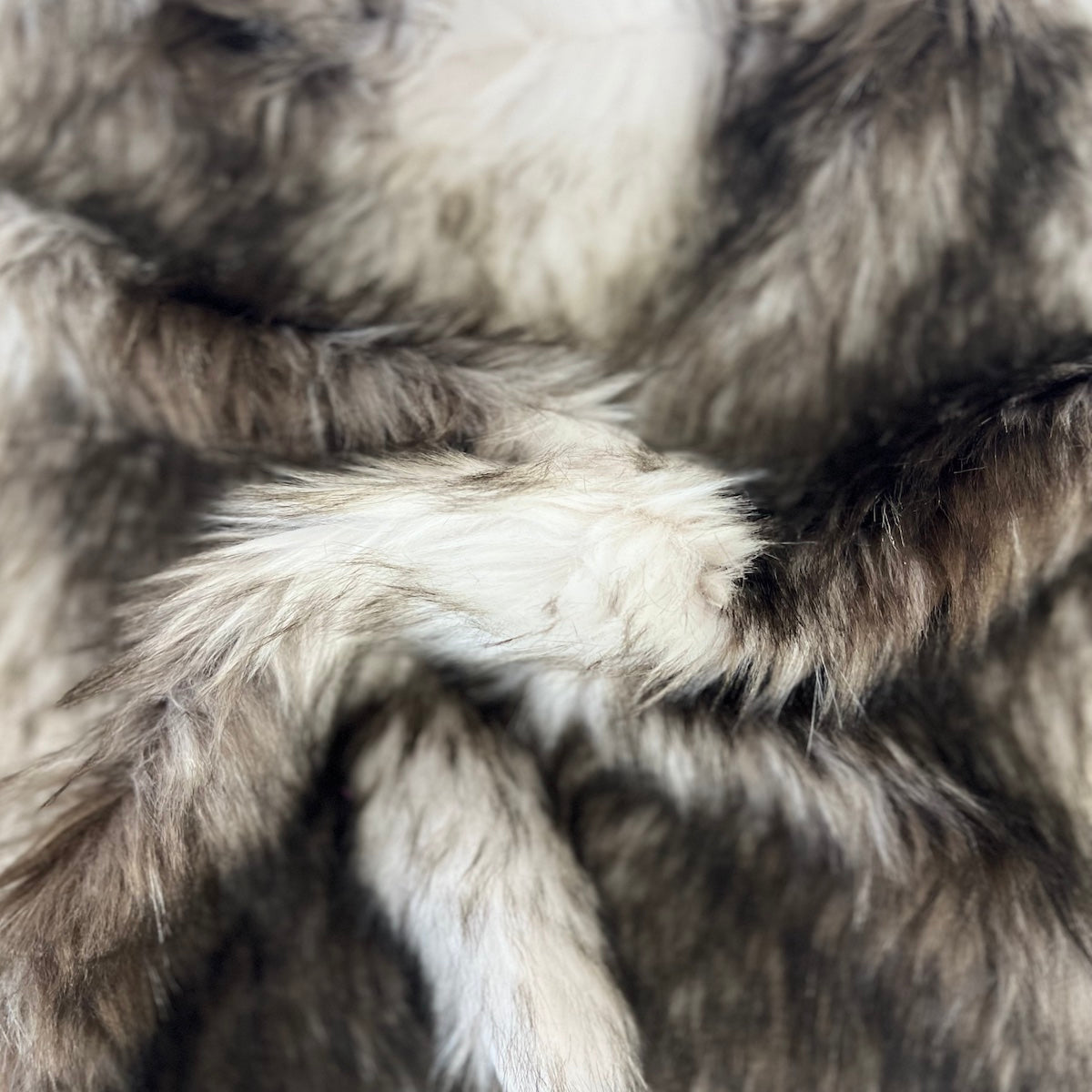 Wolf Faux Fur Fabric - Prismatic Fiber Arts
