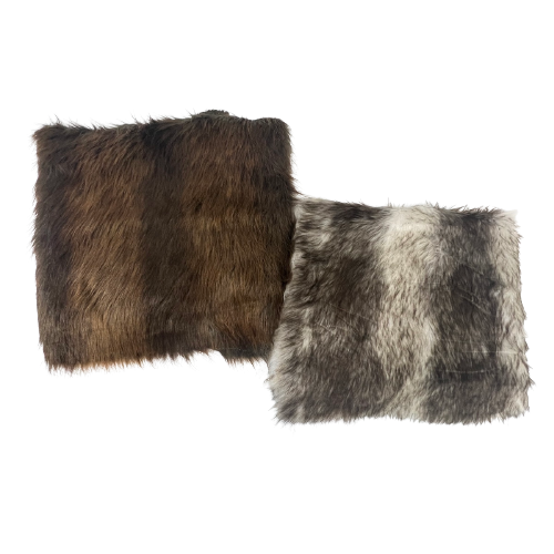 Wolf Faux Fur Fabric - Prismatic Fiber Arts