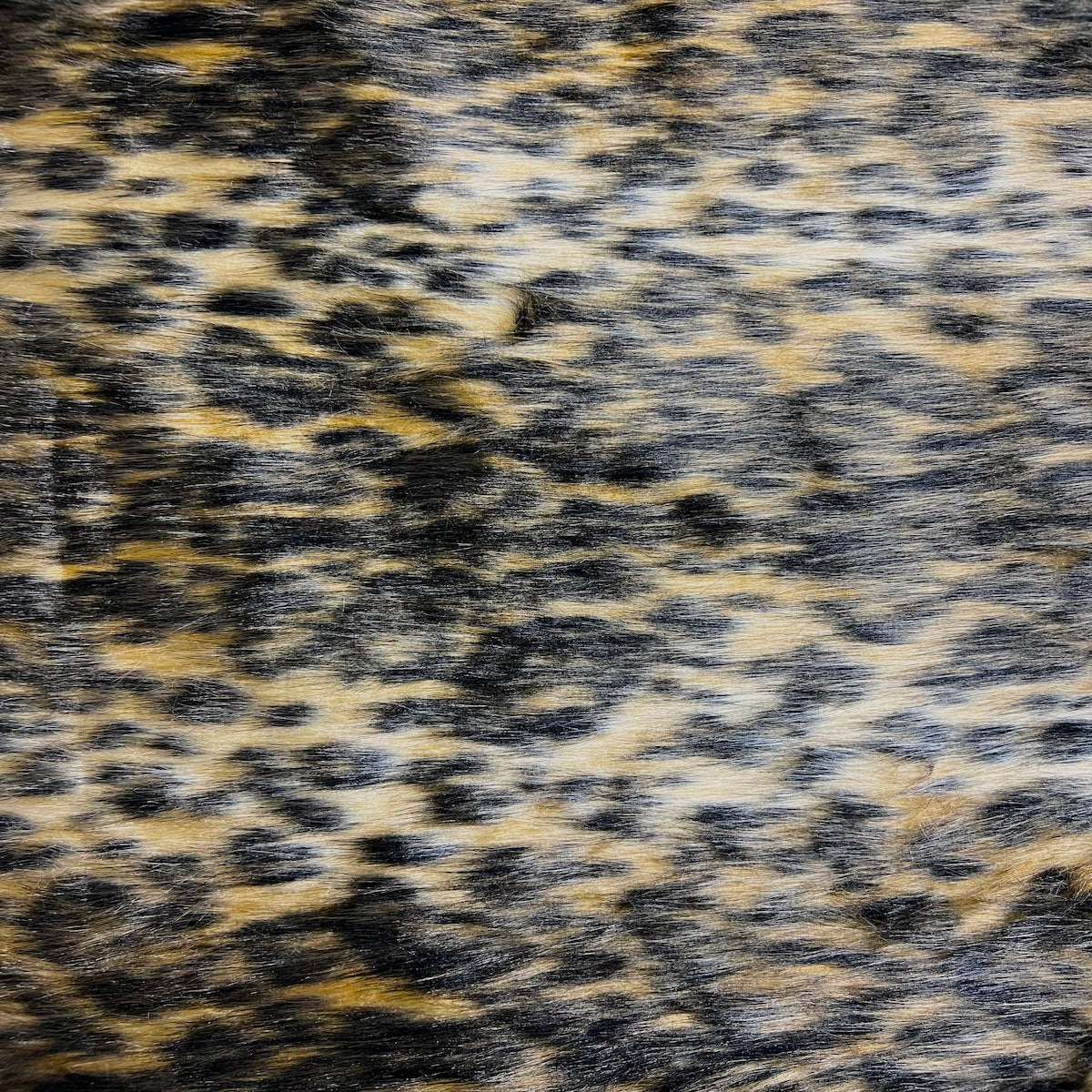 Leopard Print Faux Fur Fabric - Prismatic Fiber Arts