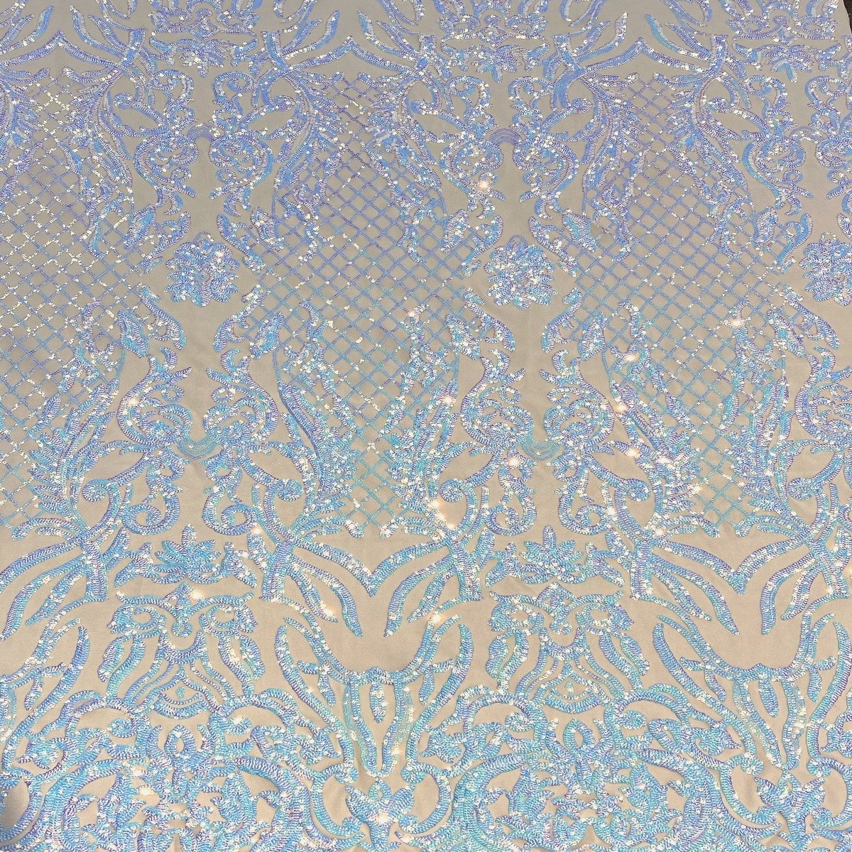 Luna Stretch Sequins Fabric - Prismatic Fiber Arts