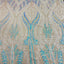 Alina Damask Stretch Sequins Fabric - Prismatic Fiber Arts