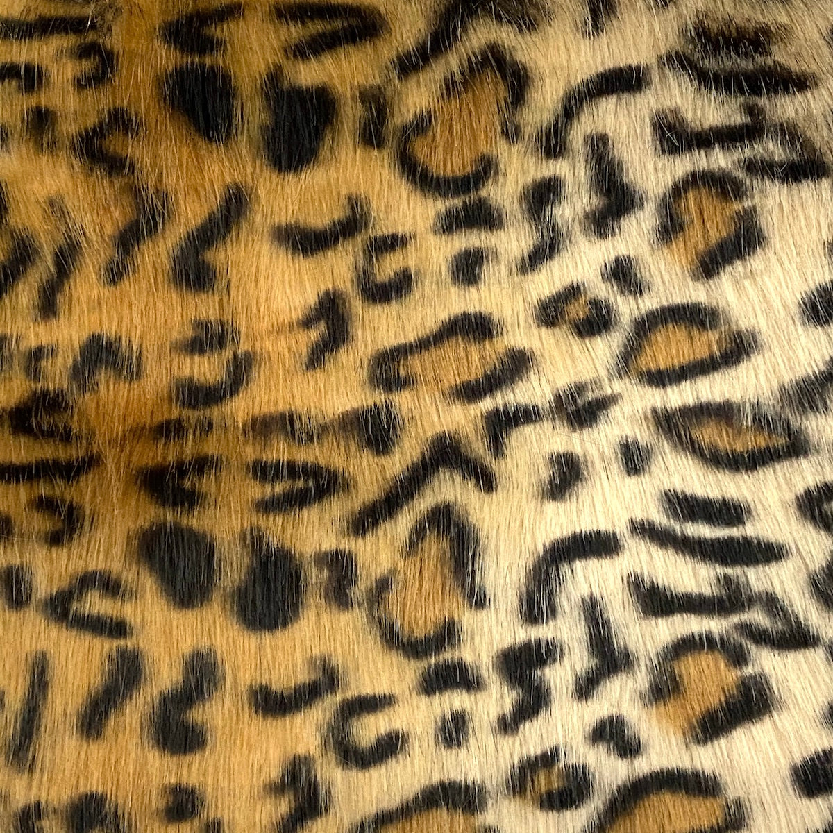 Leopard Print Faux Fur Fabric - Prismatic Fiber Arts