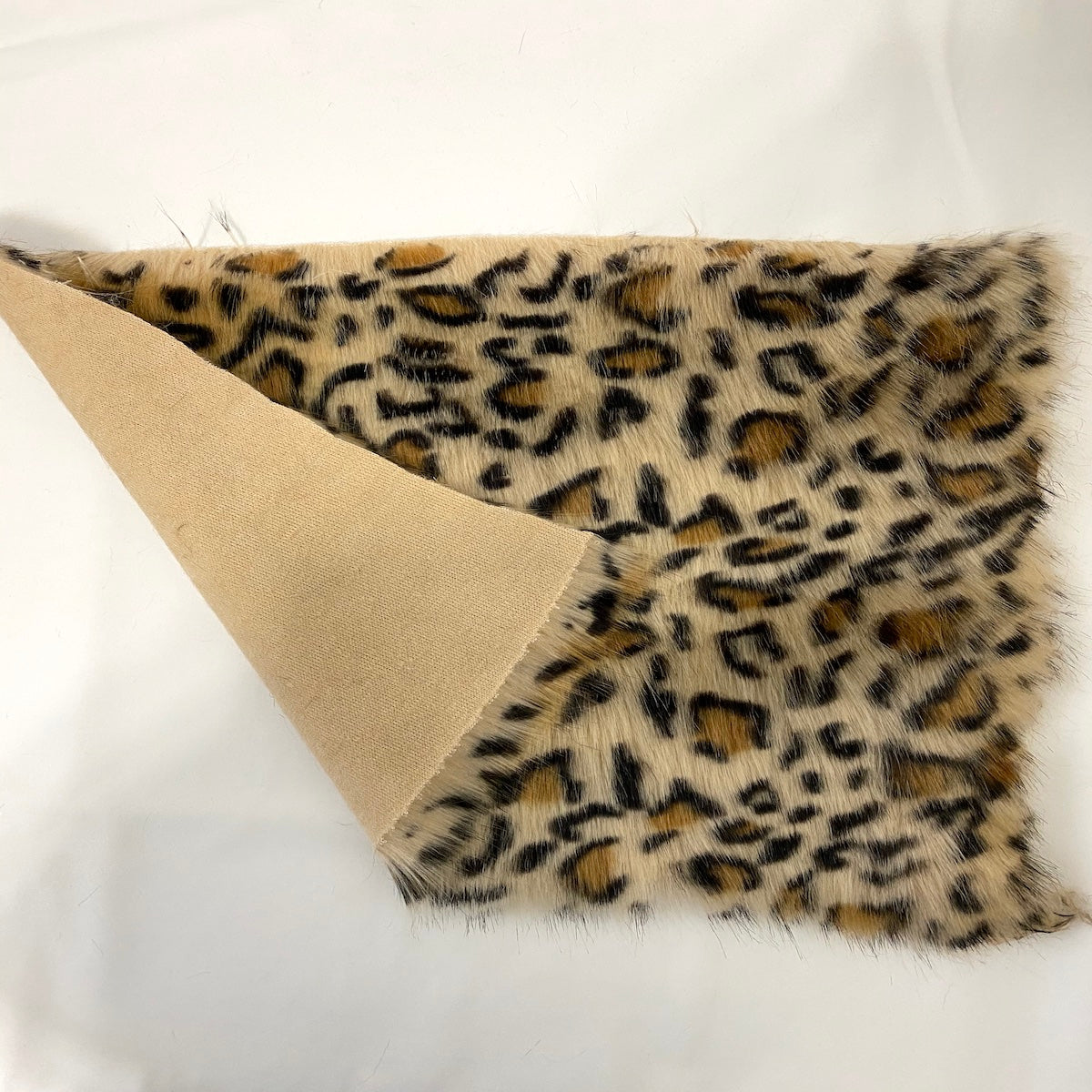 Leopard Print Faux Fur Fabric - Prismatic Fiber Arts