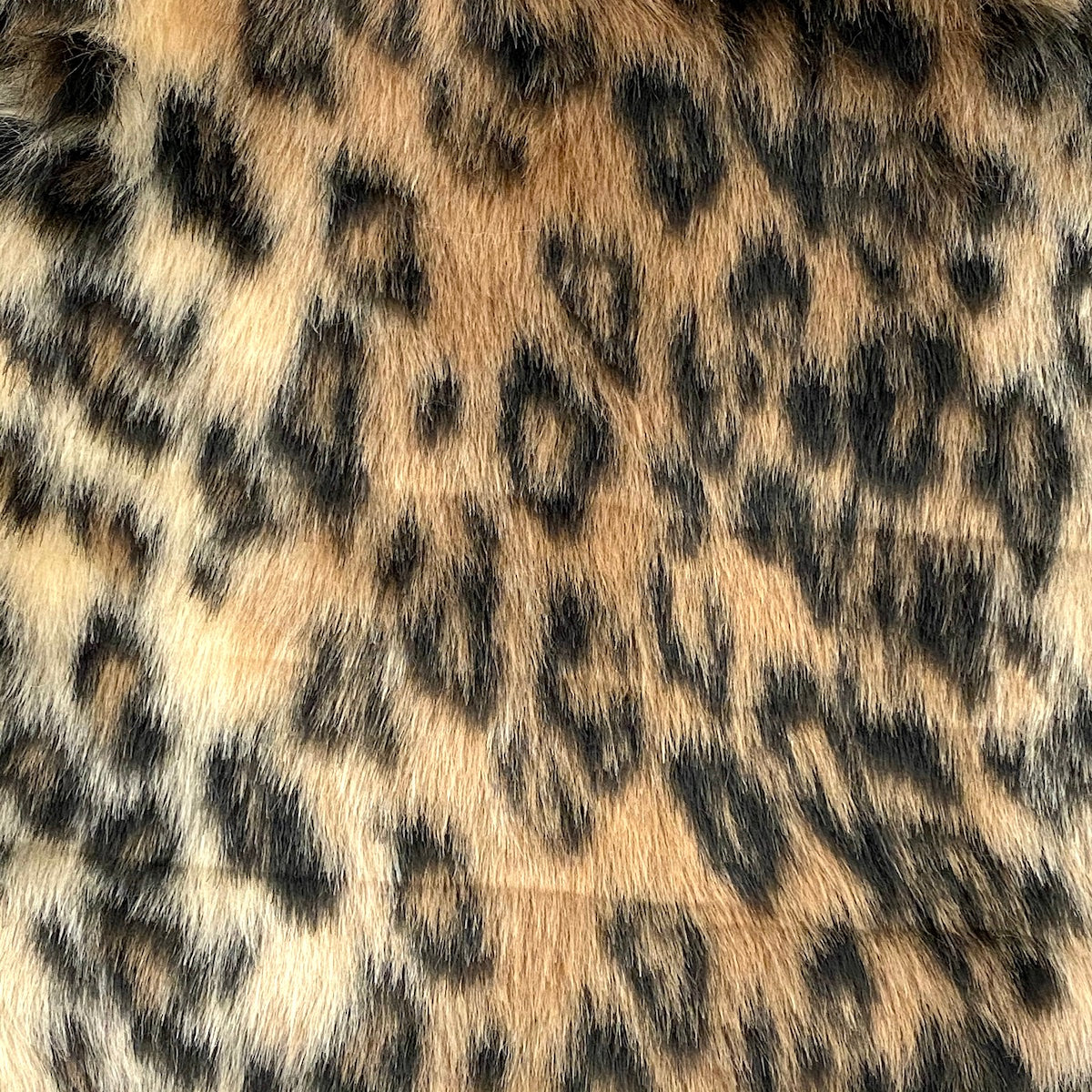 Leopard Print Faux Fur Fabric - Prismatic Fiber Arts
