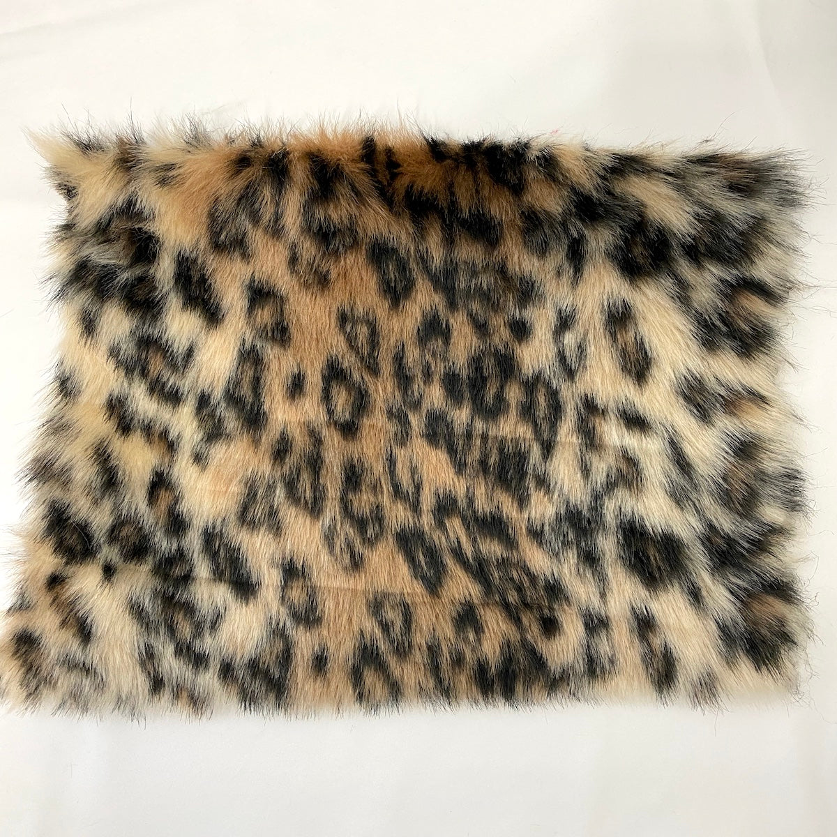 Leopard Print Faux Fur Fabric - Prismatic Fiber Arts