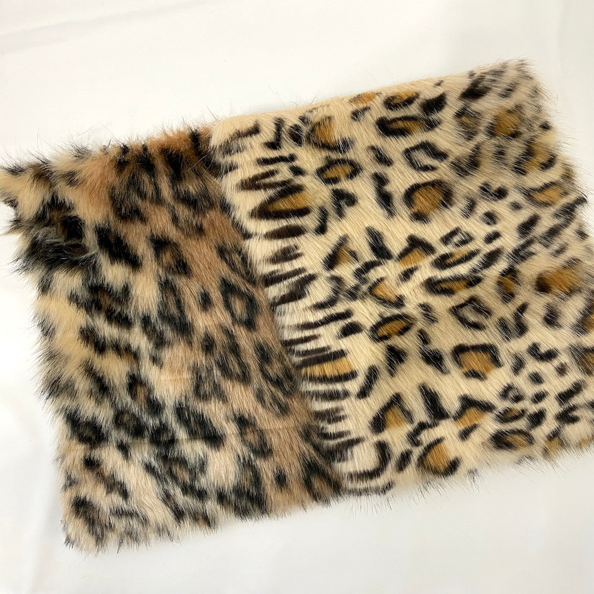 Leopard Print Faux Fur Fabric - Prismatic Fiber Arts