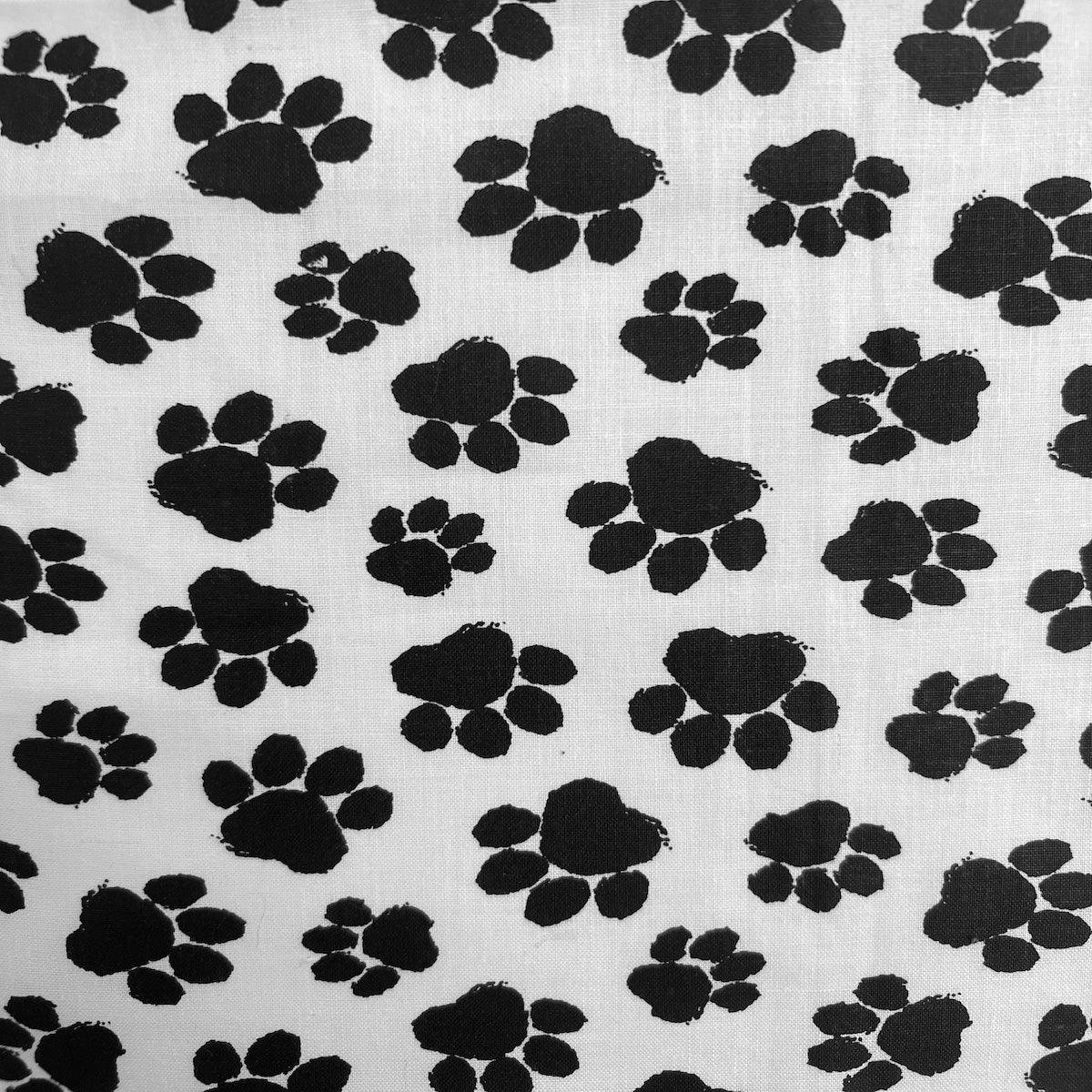 Puppy Paw Print Print Poly Cotton Fabric - Prismatic Fiber Arts