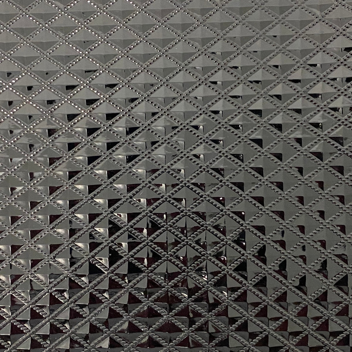 Diamond Embossed Vinyl Fabric - Prismatic Fiber Arts