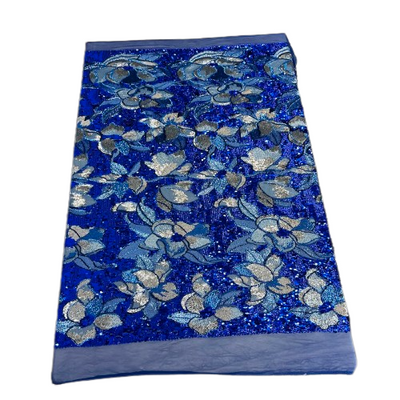 Giselle Multicolor Floral Stretch Sequins Fabric - Prismatic Fiber Arts