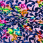 Bombay Multicolor Floral Burnout Stretch Velvet Fabric - Prismatic Fiber Arts