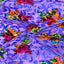Bombay Multicolor Floral Burnout Stretch Velvet Fabric - Prismatic Fiber Arts
