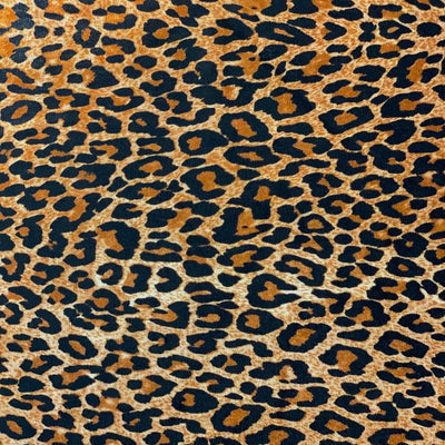 Leopard Print Stretch Velvet Fabric - Prismatic Fiber Arts