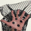 Flocked Polka Dot Mesh Fabric - Prismatic Fiber Arts