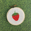 Strawberry Counted Cross Stitch DIY Kit - Prismatic Fiber Arts