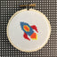 Rocket Ship Counted Cross Stitch DIY Kit - Prismatic Fiber Arts