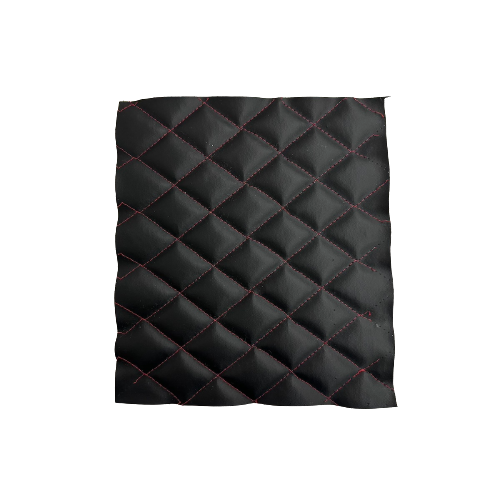 Diamond Quilted Foam Backed Faux Leather Vinyl Fabric - Prismatic Fiber Arts