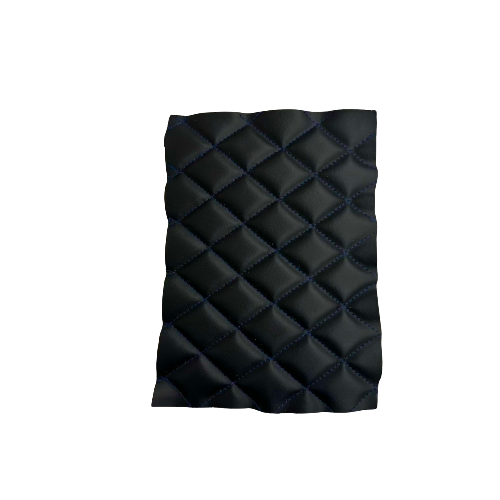 Diamond Quilted Foam Backed Faux Leather Vinyl Fabric - Prismatic Fiber Arts